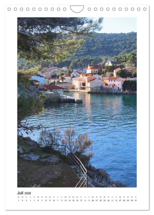Produktbild: Kroatiens Inselzauber, Cres und Losinj (Wandkalender 2026 DIN A4 hoch), CALVENDO Monatskalender