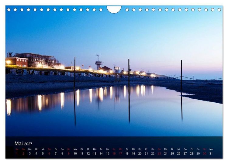 Produktbild: Wangerooge &ndash; Eine Perle in der Nordsee. (Wandkalender 2027 DIN A4 quer), CALVENDO Monatskalender