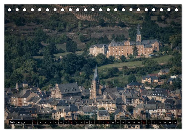 Produktbild: Unterwegs im D&eacute;partement Aveyron (Tischkalender 2026 DIN A5 quer), CALVENDO Monatskalender
