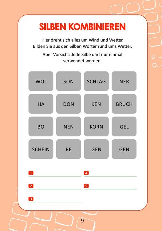 Produktbild: Ged&auml;chtnistraining f&uuml;r Senioren - Das Ged&auml;chtnistraining-Buch f&uuml;r zwischendurch