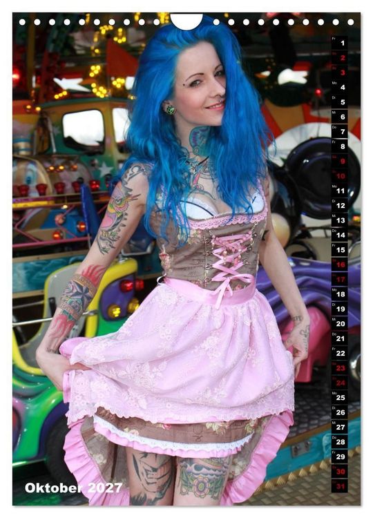 Produktbild: TATTOO TARTS - Inked Killer Babes (Wandkalender 2027 DIN A4 hoch), CALVENDO Monatskalender