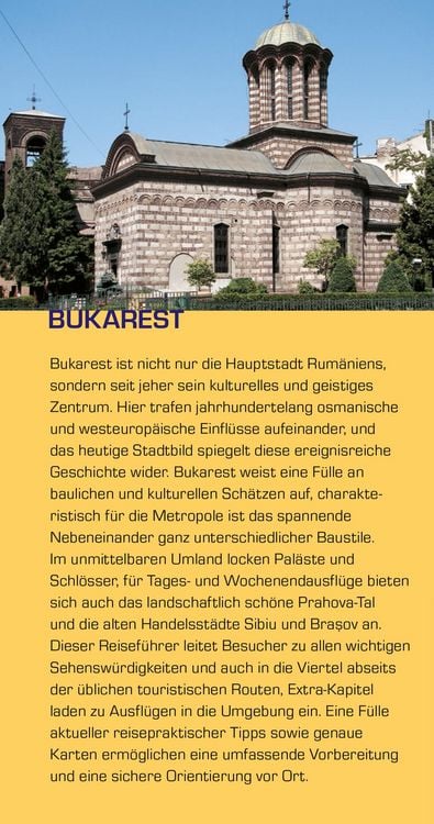 Produktbild: TRESCHER Reiseführer Bukarest