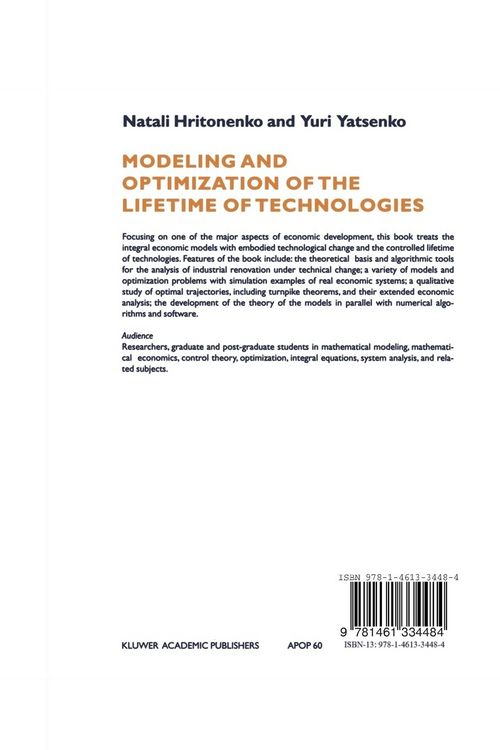 Produktbild: Modeling and Optimization of the Lifetime of Technologies