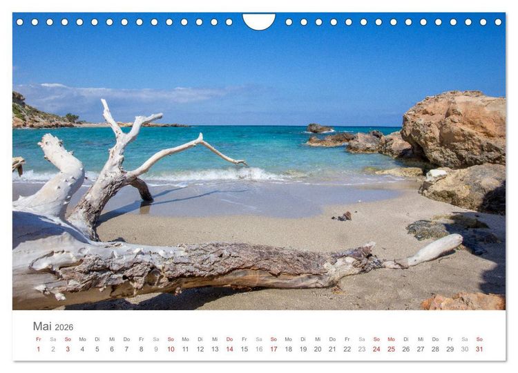 Produktbild: Kreta - Naturlandschaften (Wandkalender 2026 DIN A4 quer), CALVENDO Monatskalender