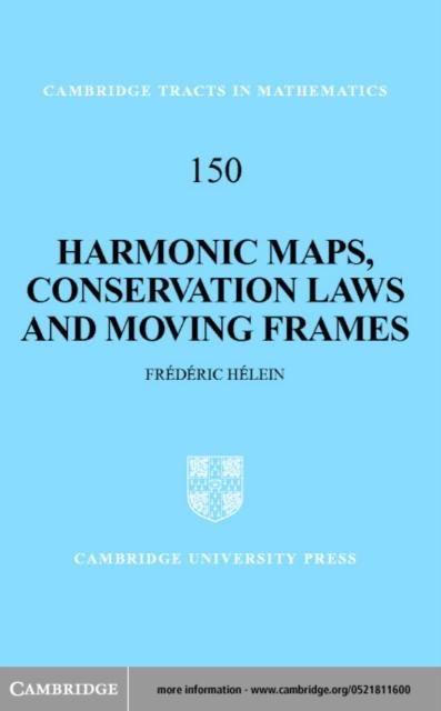 Produktbild: Harmonic Maps, Conservation Laws and Moving Frames