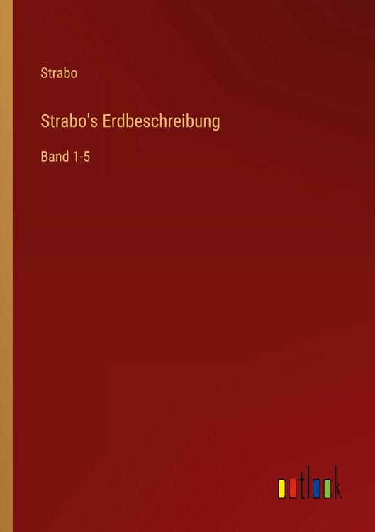 Produktbild: Strabo's Erdbeschreibung