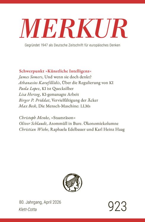 Produktbild: MERKUR 4/2026, Jg.80