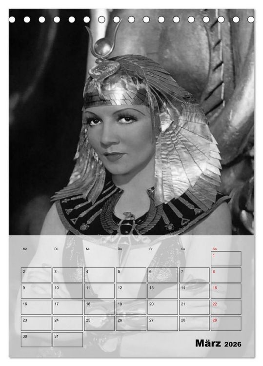 Produktbild: Filmstars der goldenen Leinwandjahre (Tischkalender 2026 DIN A5 hoch), CALVENDO Monatskalender