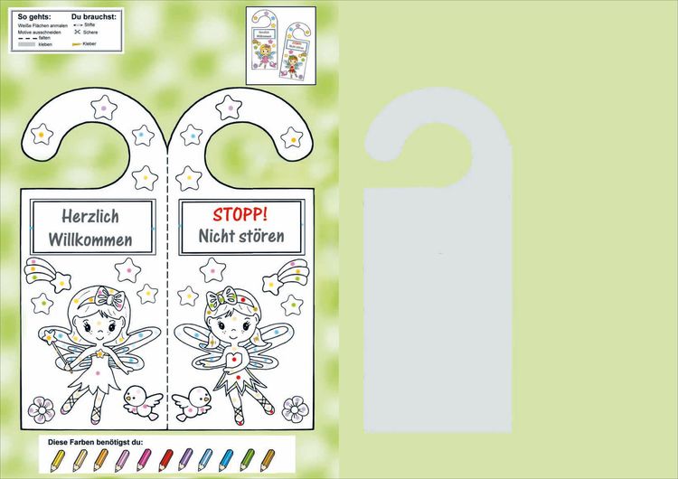Produktbild: Das Ausschneide-Bastelbuch Malen nach Farben