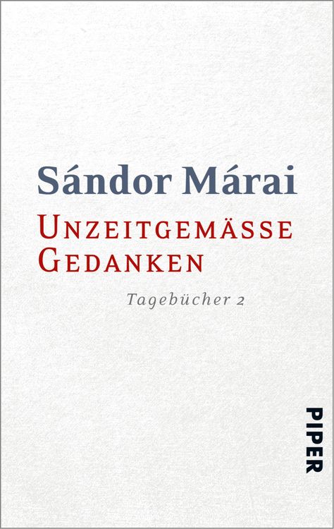 Produktbild: Unzeitgem&auml;&szlig;e Gedanken