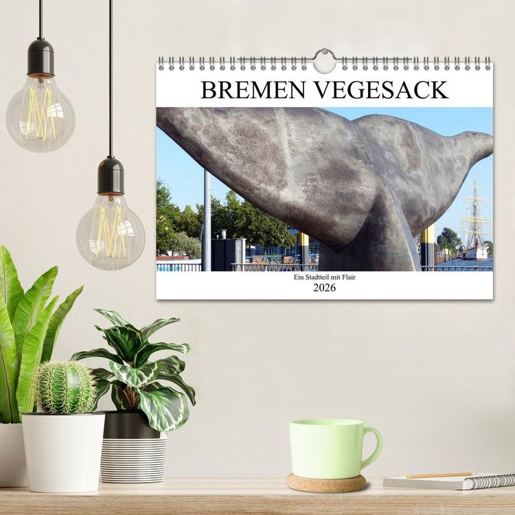 Produktbild: Bremen Vegesack - Ein Stadtteil mit Flair (Wandkalender 2026 DIN A4 quer), CALVENDO Monatskalender