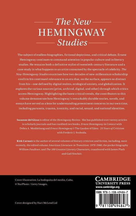 Produktbild: The New Hemingway Studies