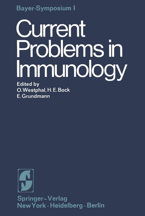 Produktbild: Current Problems in Immunology