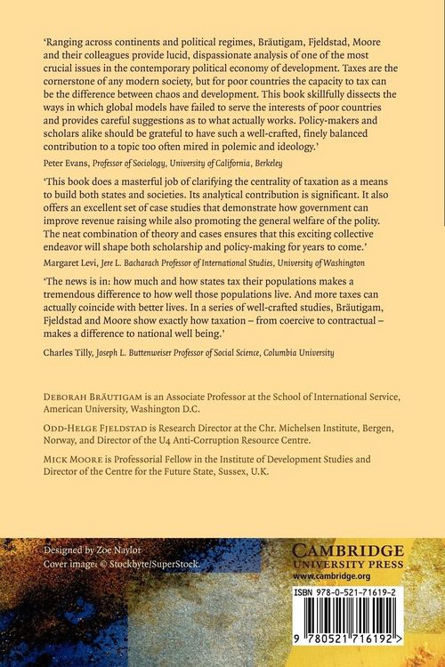 Produktbild: Taxation and State-Building in Developing Countries