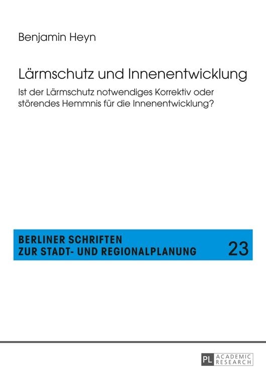 Produktbild: Lärmschutz und Innenentwicklung