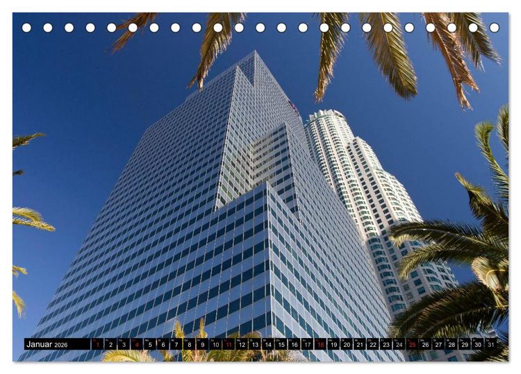 Produktbild: Los Angeles - Kalifornien (Tischkalender 2026 DIN A5 quer), CALVENDO Monatskalender