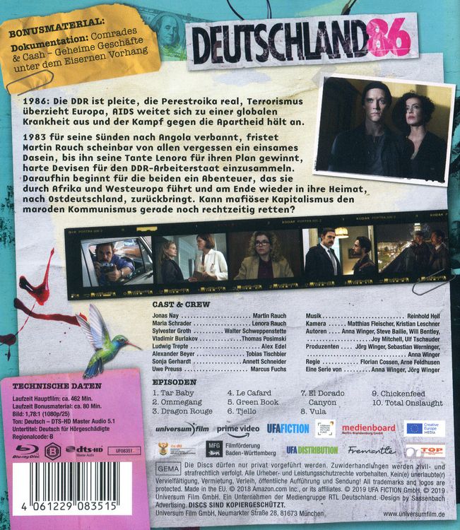 Produktbild: Deutschland 86 [2 BRs]