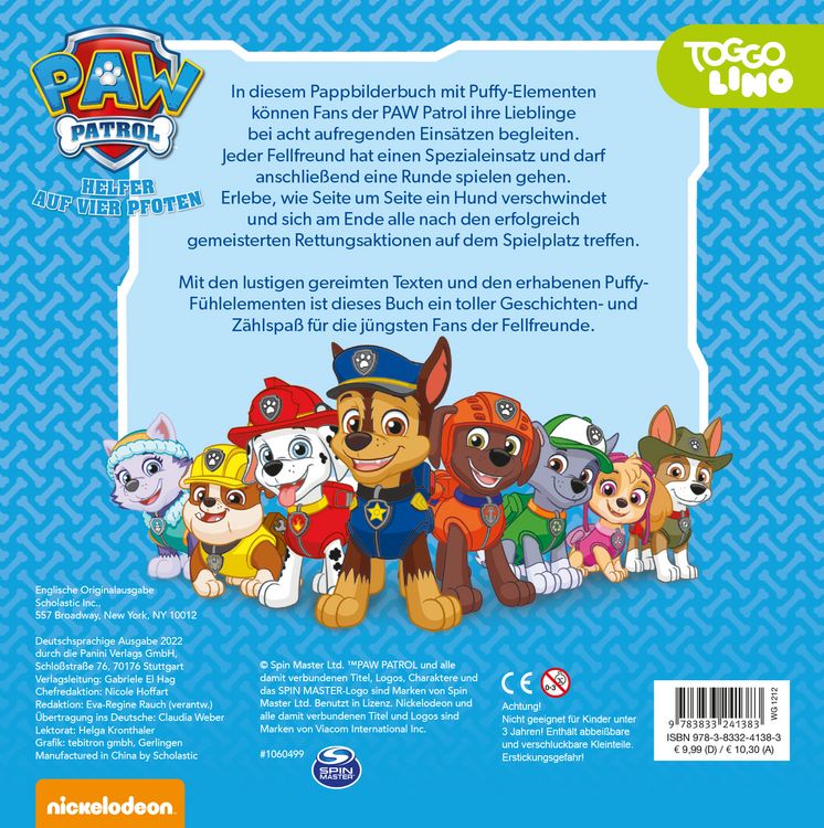 Produktbild: PAW Patrol: Fellfreunde im Einsatz: 1, 2, 3 - Einsatz vorbei!