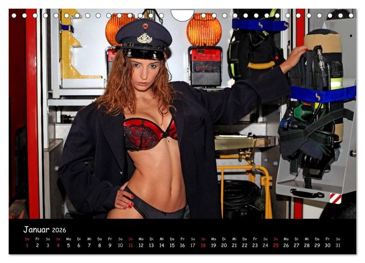 Produktbild: Feuerwehrkalender II &ndash; Erotische Fotografien von Thomas Siepmann (Wandkalender 2026 DIN A4 quer), CALVENDO Monatskalender