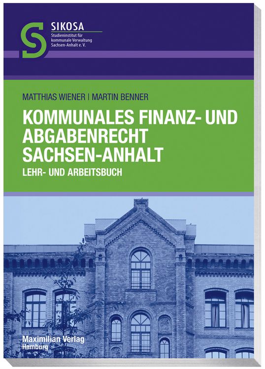 Produktbild: Kommunales Finanz- und Abgabenrecht Sachsen-Anhalt