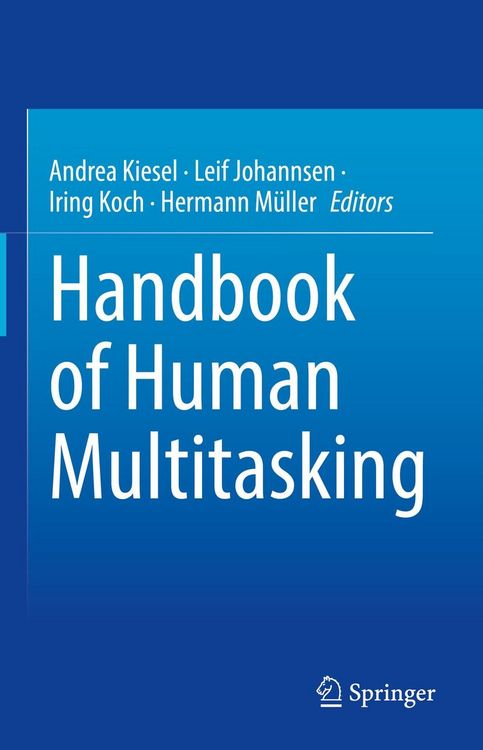 Produktbild: Handbook of Human Multitasking