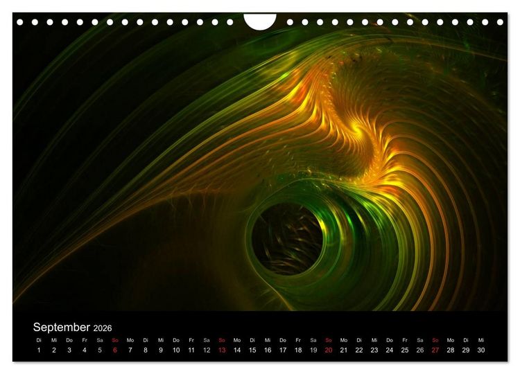 Produktbild: unbekannte Welten (Wandkalender 2026 DIN A4 quer), CALVENDO Monatskalender