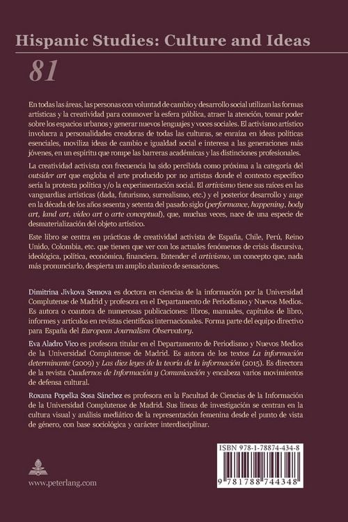 Produktbild: Entender el Artivismo