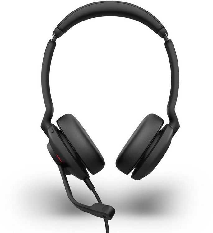 Produktbild: Jabra Evolve2 30 SE On Ear Headset kabelgebunden Stereo Schwarz Mikrofon-Rauschunterdr&uuml;ckung, Noise Cancelling Headset Telefon