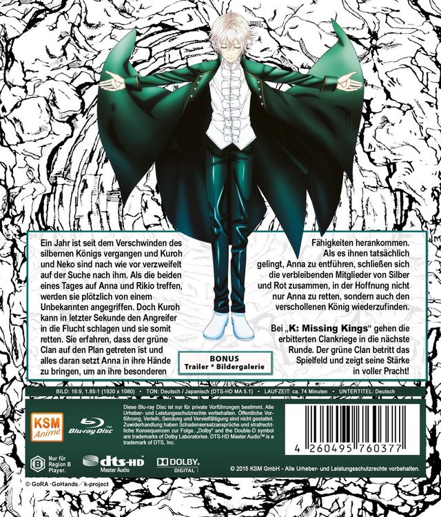 Produktbild: K - Missing Kings - The Movie