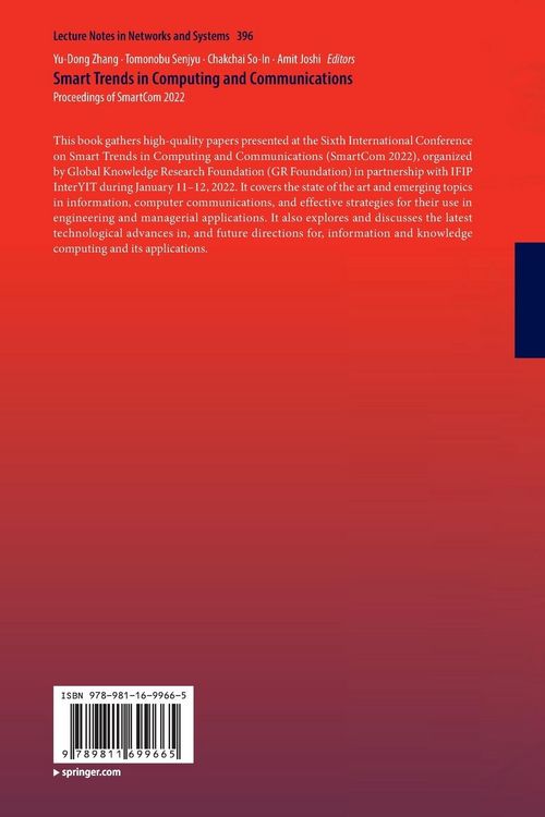 Produktbild: Smart Trends in Computing and Communications