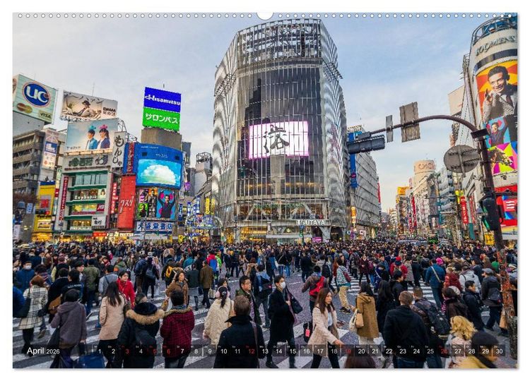 Produktbild: Japan - Schreine, Tempel, Metropolen (Wandkalender 2026 DIN A2 quer), CALVENDO Monatskalender