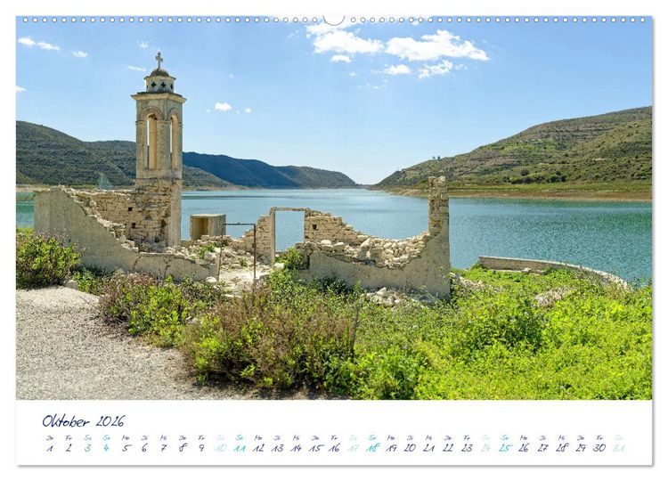 Produktbild: Zauberhaftes Zypern (Wandkalender 2026 DIN A2 quer), CALVENDO Monatskalender