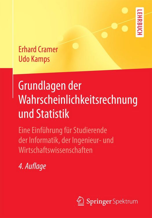 Produktbild: Grundlagen der Wahrscheinlichkeitsrechnung und Statistik