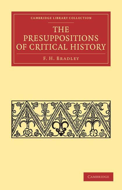 Produktbild: The Presuppositions of Critical History