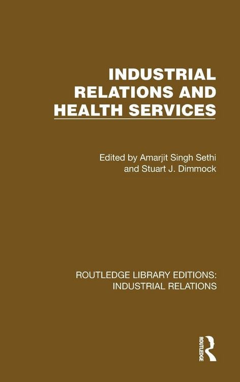 Produktbild: Industrial Relations and Health Services