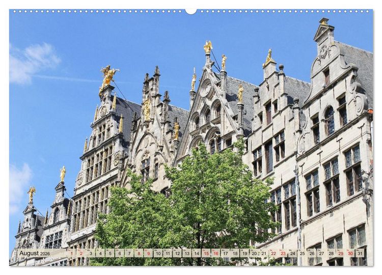Produktbild: Antwerpen - Faszinierende Gro&szlig;stadt (Wandkalender 2026 DIN A2 quer), CALVENDO Monatskalender