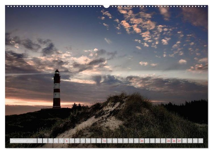 Produktbild: Amrum, die Perle in der Nordsee (hochwertiger Premium Wandkalender 2026 DIN A2 quer), Kunstdruck in Hochglanz