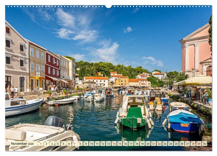 Produktbild: Lo&scaron;inj - Inselzauber in der Adria (hochwertiger Premium Wandkalender 2026 DIN A2 quer), Kunstdruck in Hochglanz