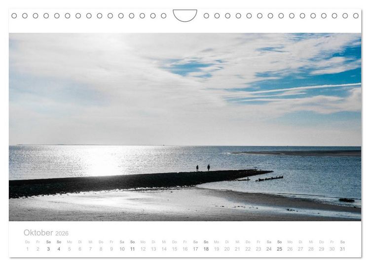 Produktbild: Einfach Borkum (Wandkalender 2026 DIN A4 quer), CALVENDO Monatskalender