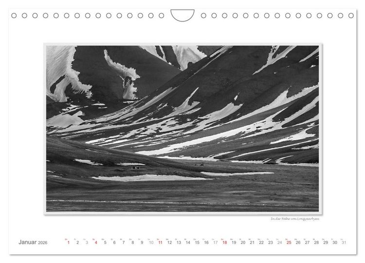 Produktbild: Spitzbergen Svalbard (Wandkalender 2026 DIN A4 quer), CALVENDO Monatskalender