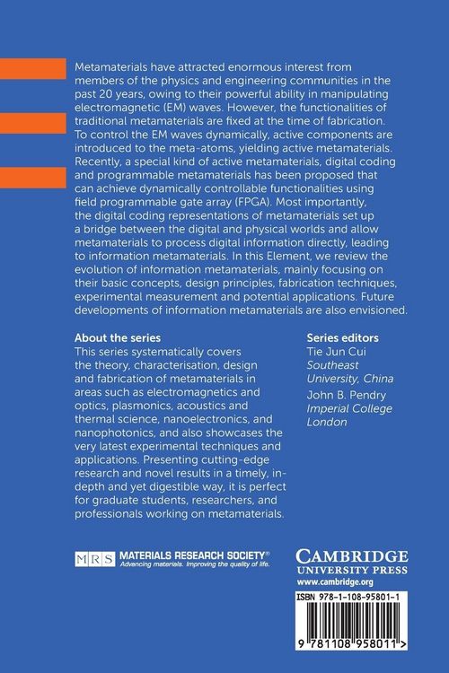 Produktbild: Information Metamaterials
