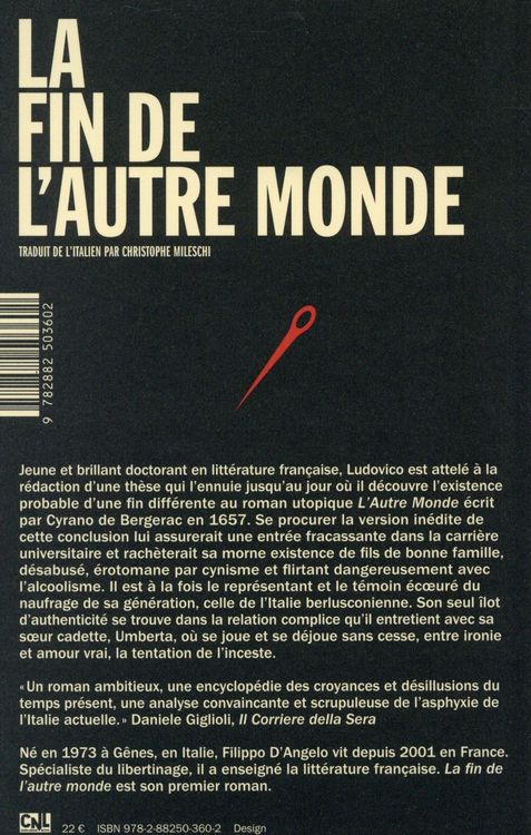 Produktbild: Fin de l'autre monde