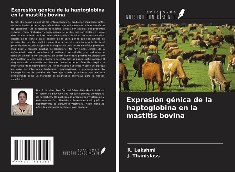 Produktbild: Expresi&oacute;n g&eacute;nica de la haptoglobina en la mastitis bovina