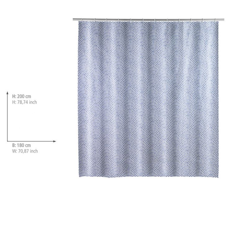 Produktbild: Duschvorhang Mod. Sevilla, 180 x 200 cm