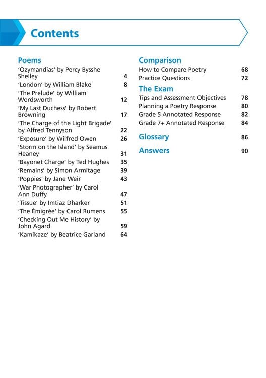Produktbild: AQA Poetry Anthology Power and Conflict Revision Guide