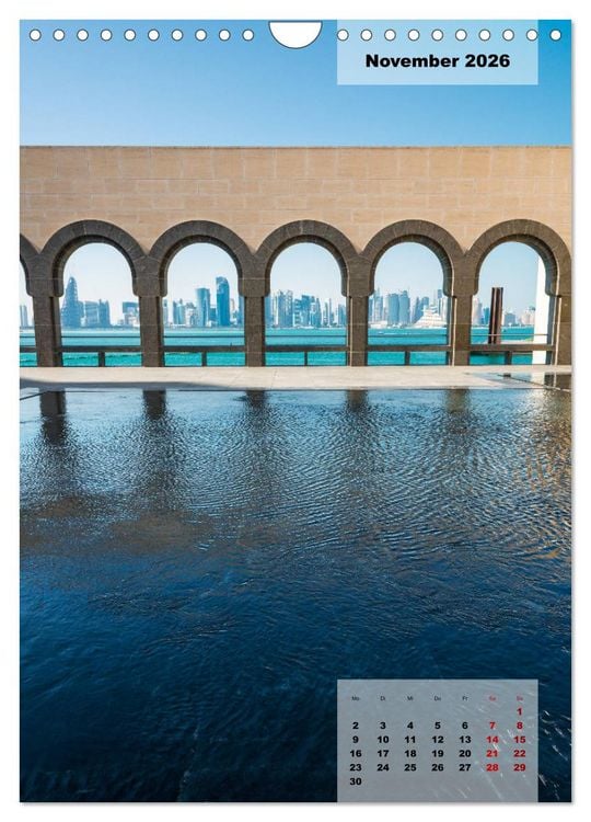 Produktbild: Doha Leuchtende Hauptstadt von Katar (Wandkalender 2026 DIN A4 hoch), CALVENDO Monatskalender