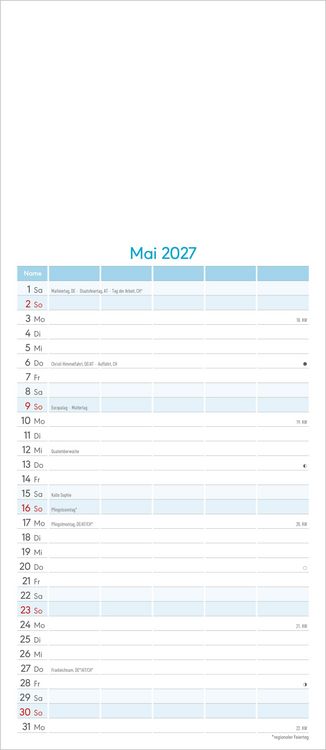 Produktbild: Kreativkalender Familienplaner 2027
