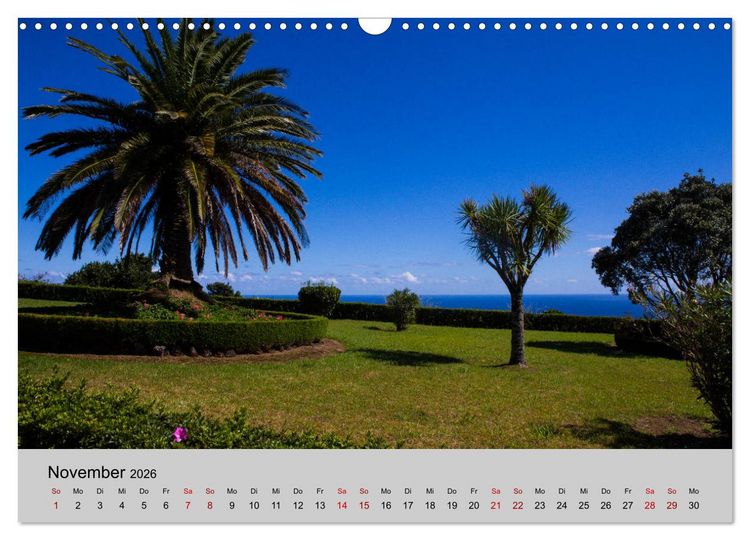 Produktbild: Azoren - S&atilde;o Miguel (Wandkalender 2026 DIN A3 quer), CALVENDO Monatskalender