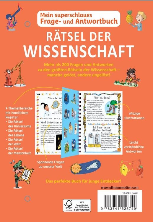"Rätsel der Wissenschaft - Mein superschlaues Frage- und Antwortbuch