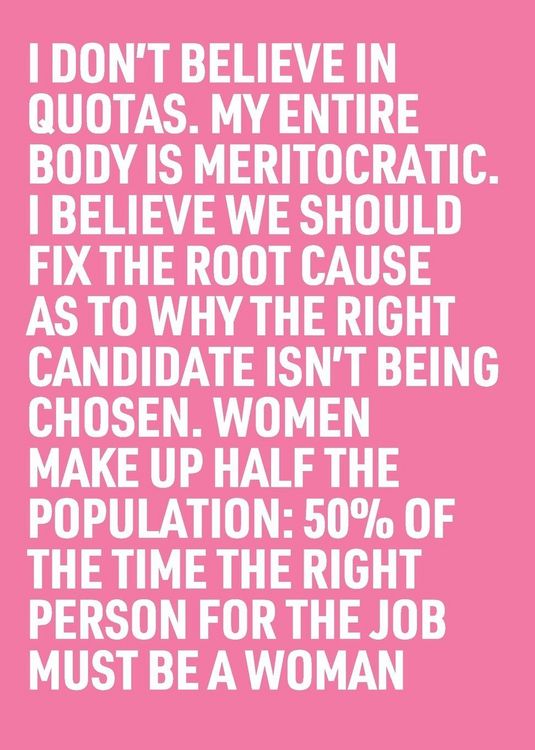 Produktbild: 50% of the Time the Right Person for the Job Must Be a Woman